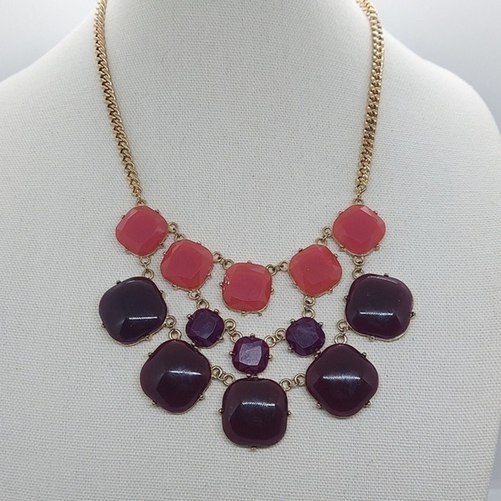 Pink and Purpleβ statement necklace
